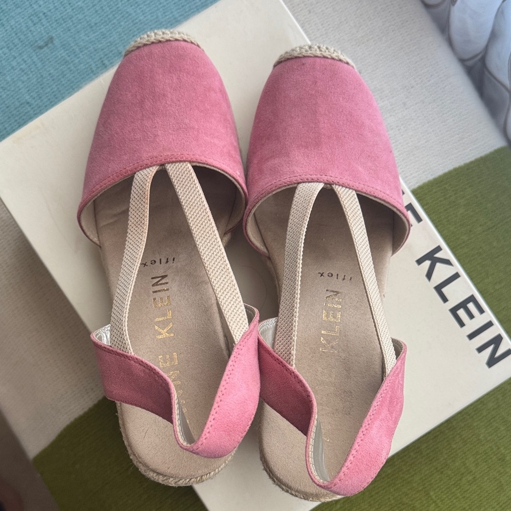 Anne Klein Women's Pink Espadrilles